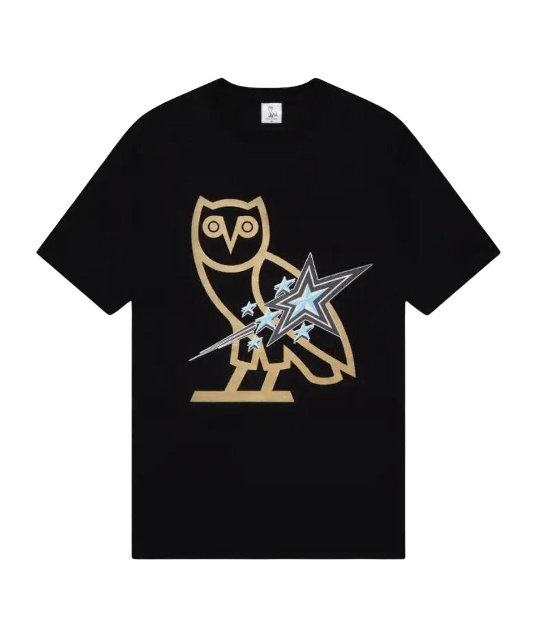 OVO by Drake Черная хлопковая футболка, фото 1