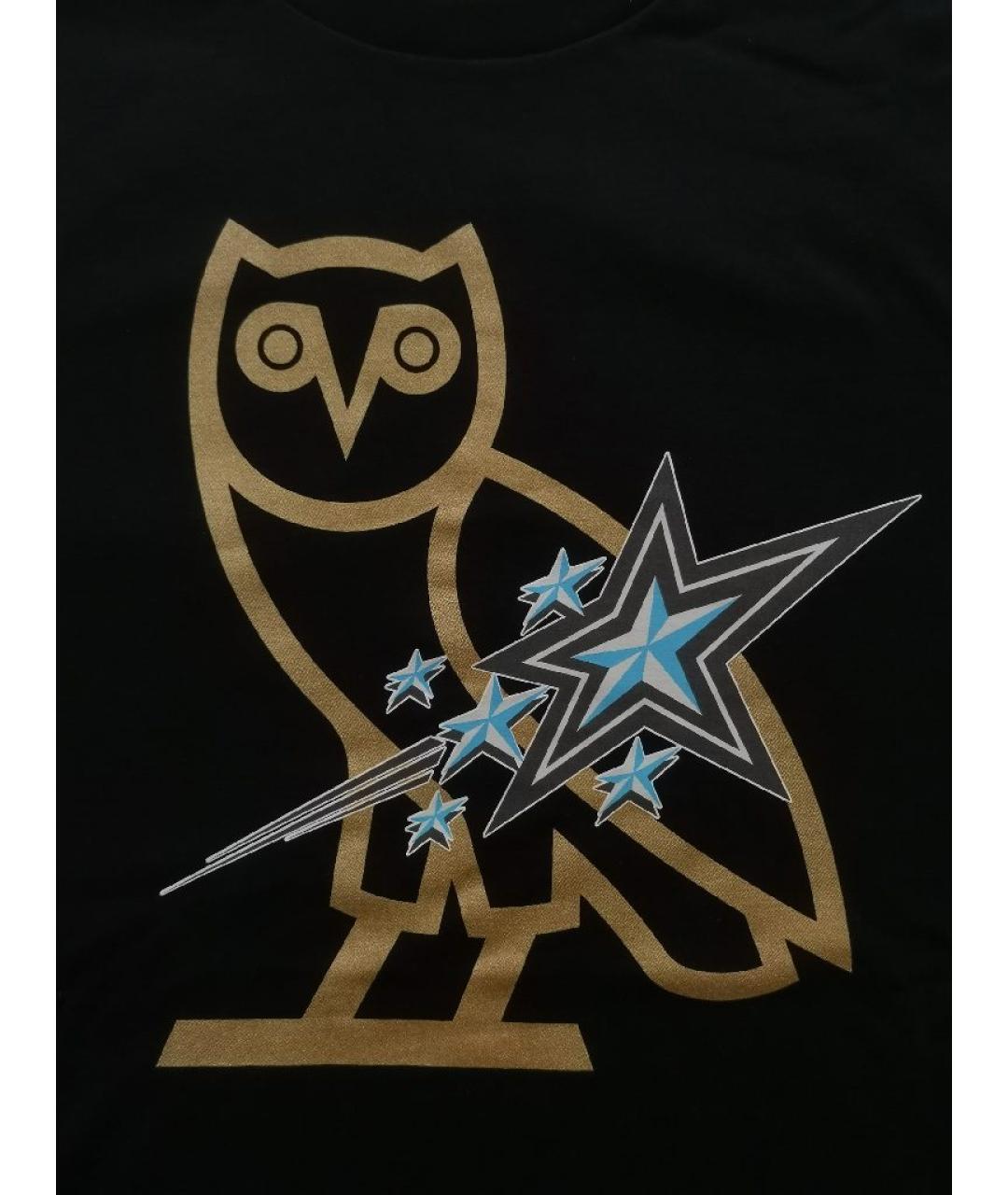 OVO by Drake Черная хлопковая футболка, фото 3