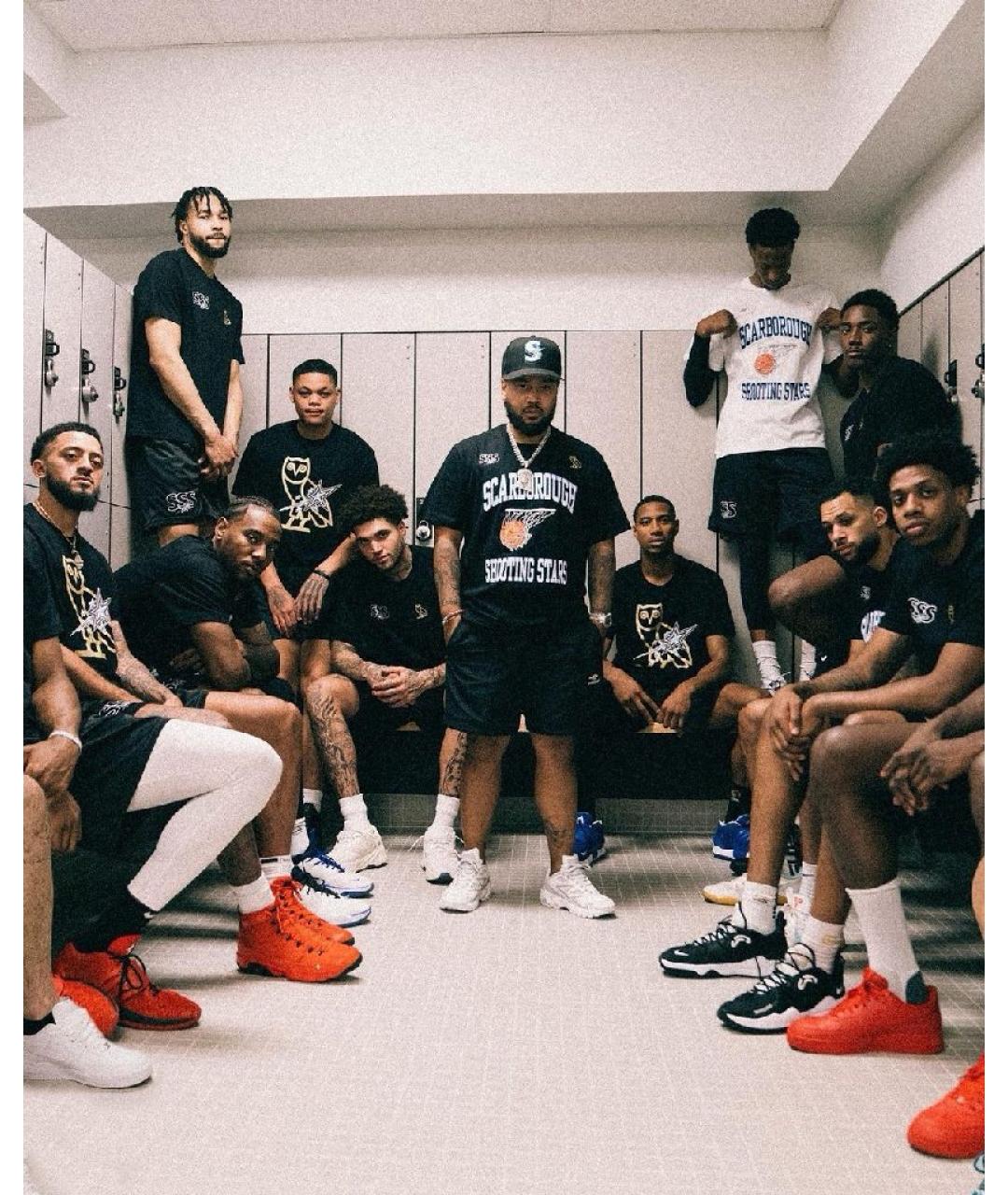 OVO by Drake Черная хлопковая футболка, фото 7