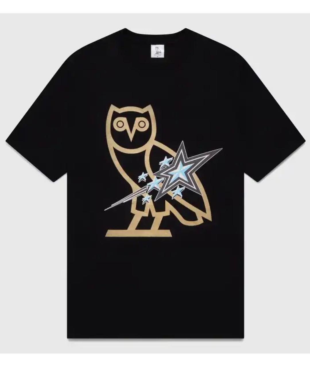 OVO by Drake Черная хлопковая футболка, фото 8