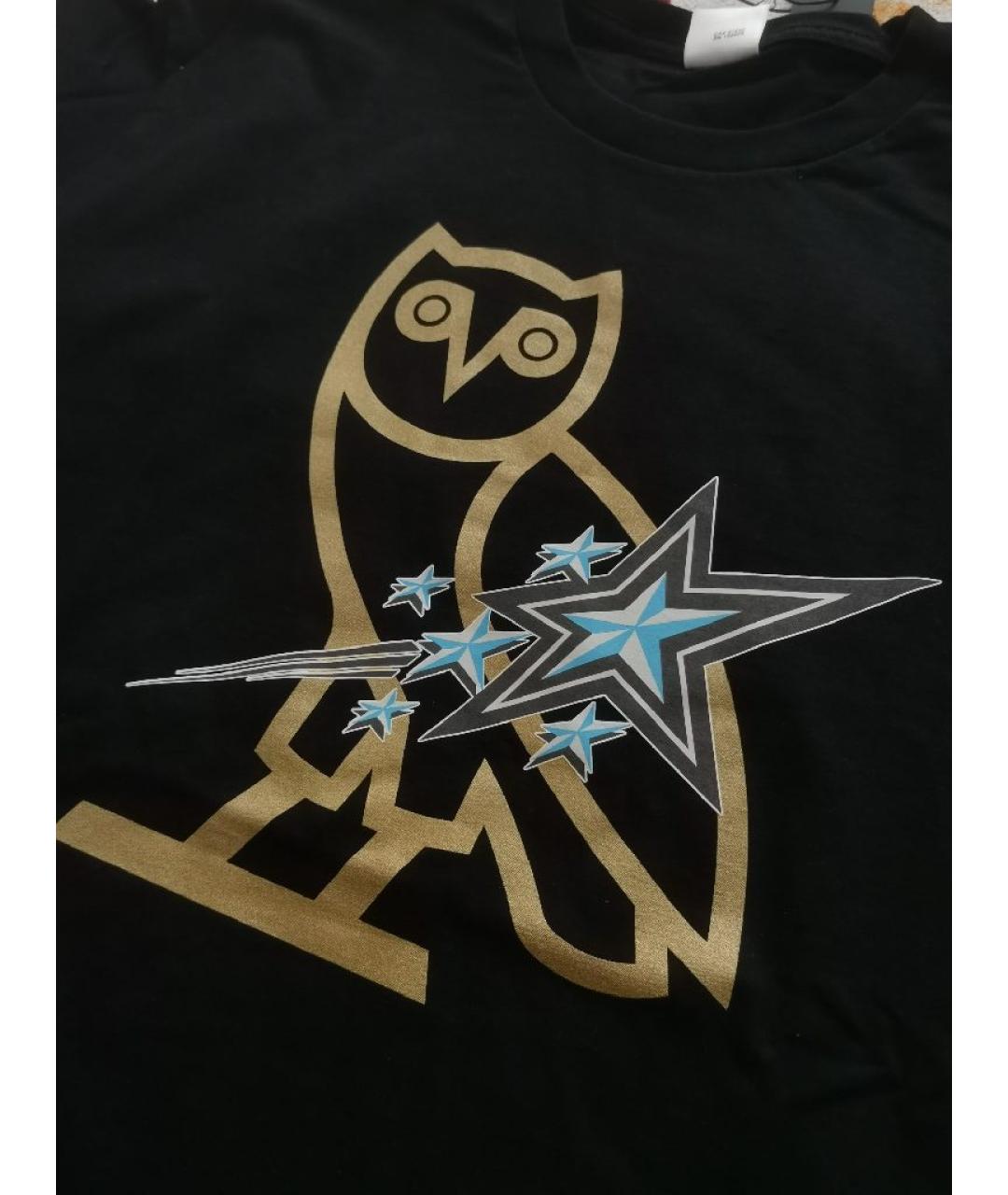 OVO by Drake Черная хлопковая футболка, фото 4