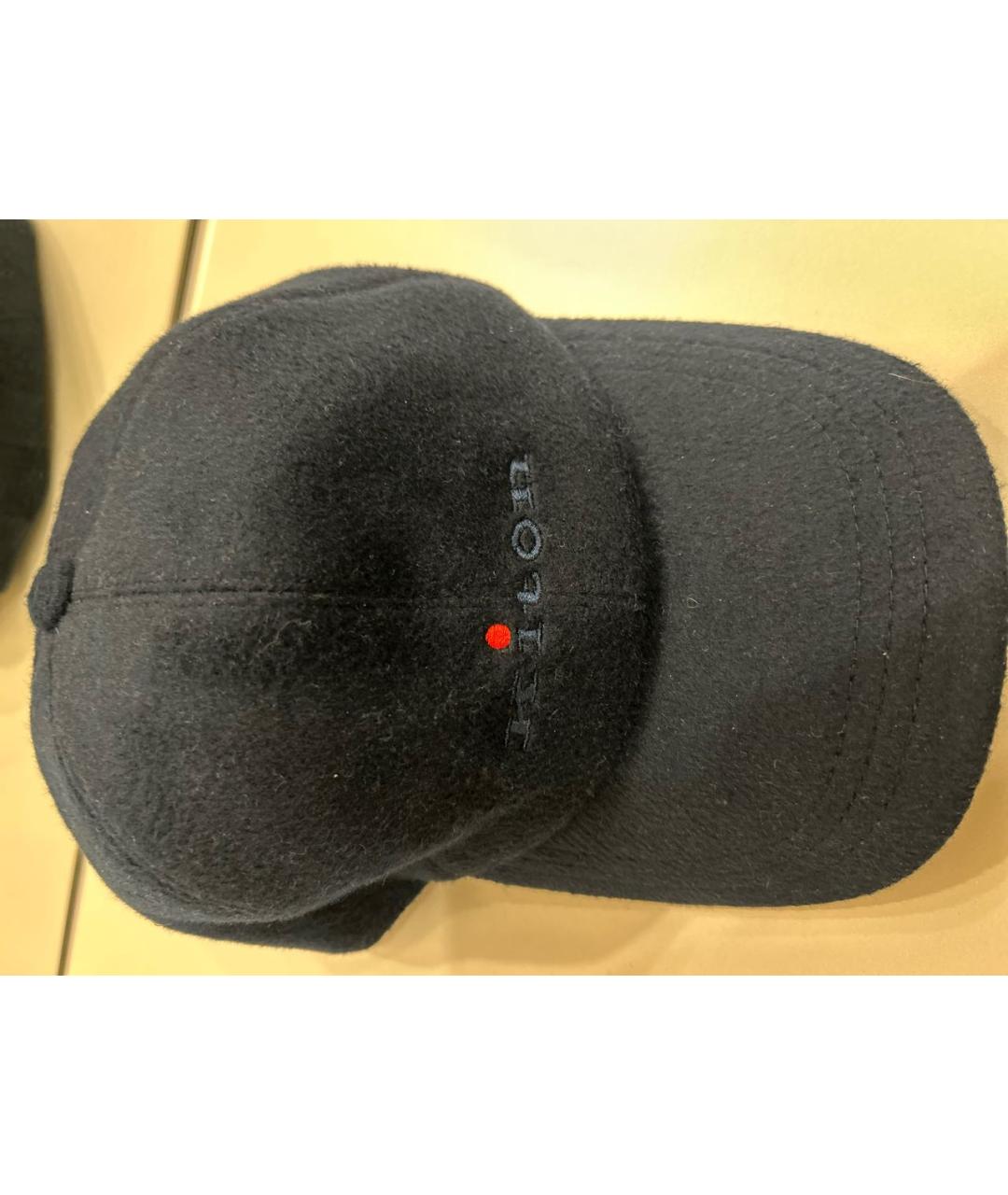 KITON Синяя кашемировая кепка/бейсболка, фото 4