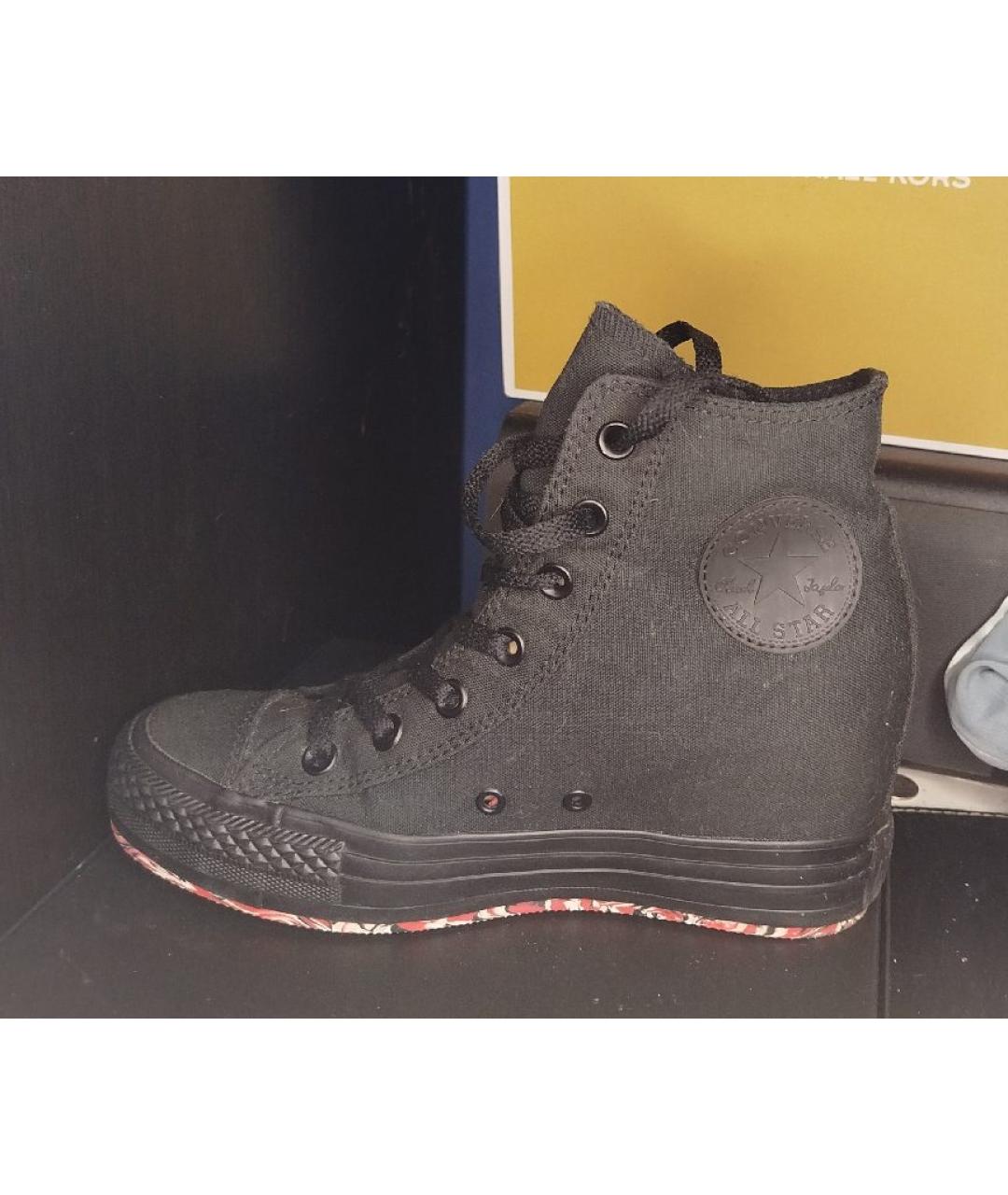 CONVERSE Черные текстильные кеды, фото 9