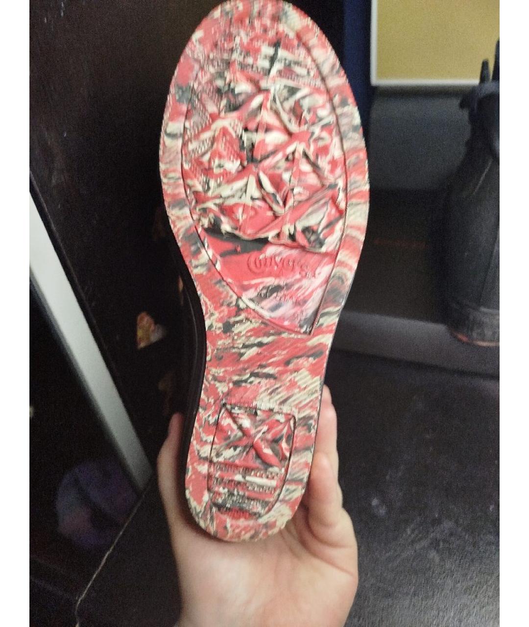 CONVERSE Черные текстильные кеды, фото 5