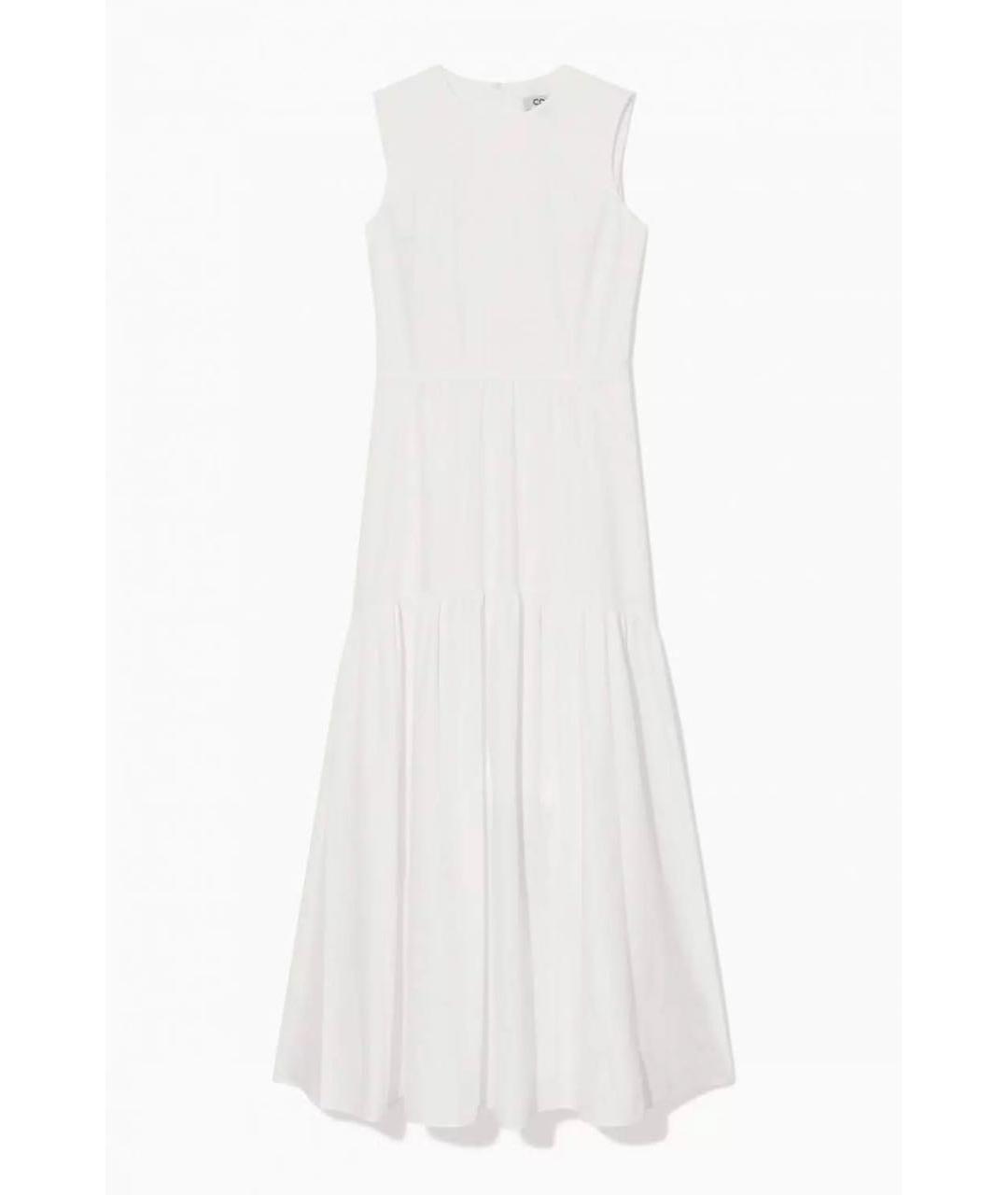 COS Белое повседневное платье, фото 7