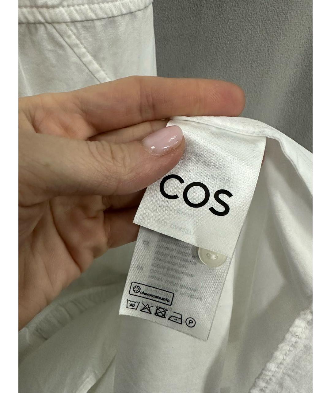 COS Белое повседневное платье, фото 5