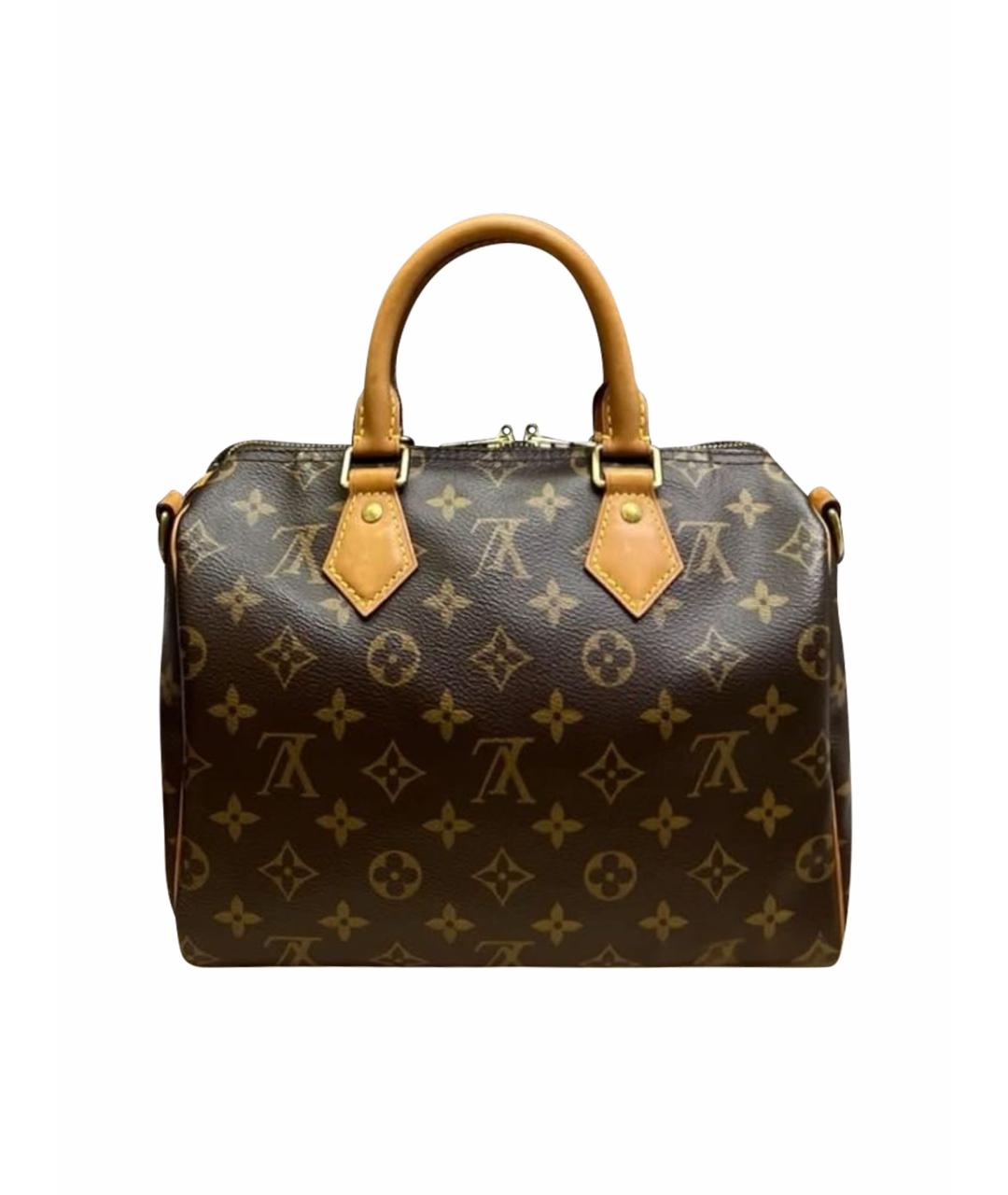 LOUIS VUITTON Коричневая кожаная сумка через плечо, фото 1