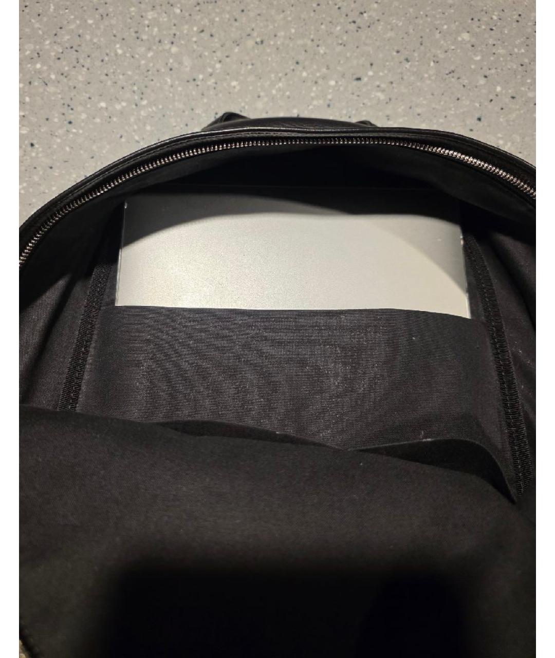 BALENCIAGA Черный кожаный рюкзак, фото 7