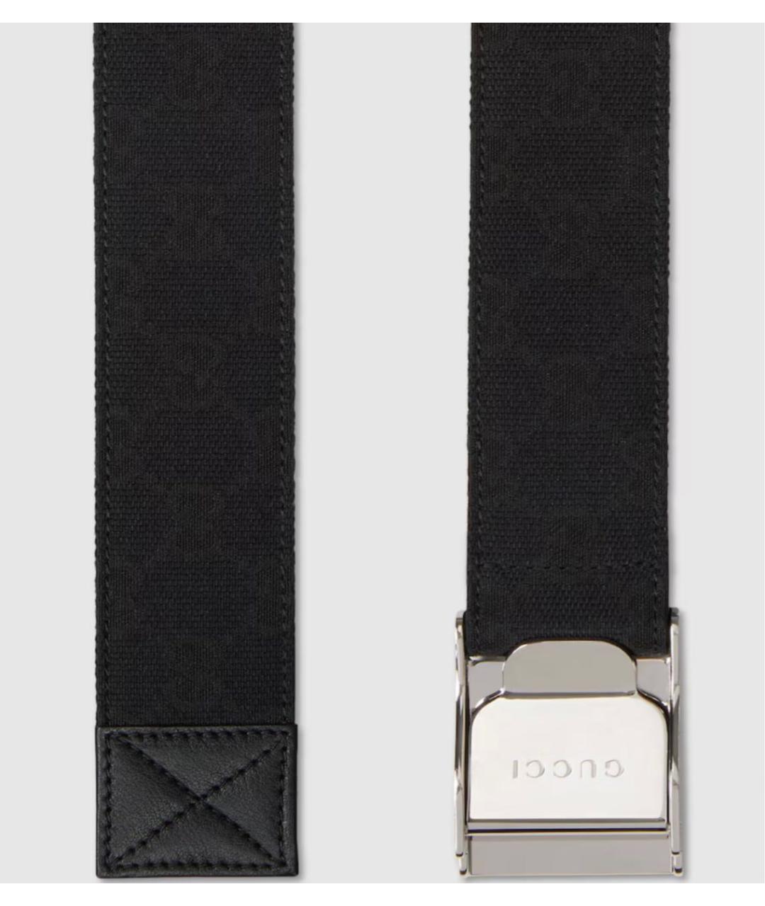 GUCCI Черный ремень, фото 2