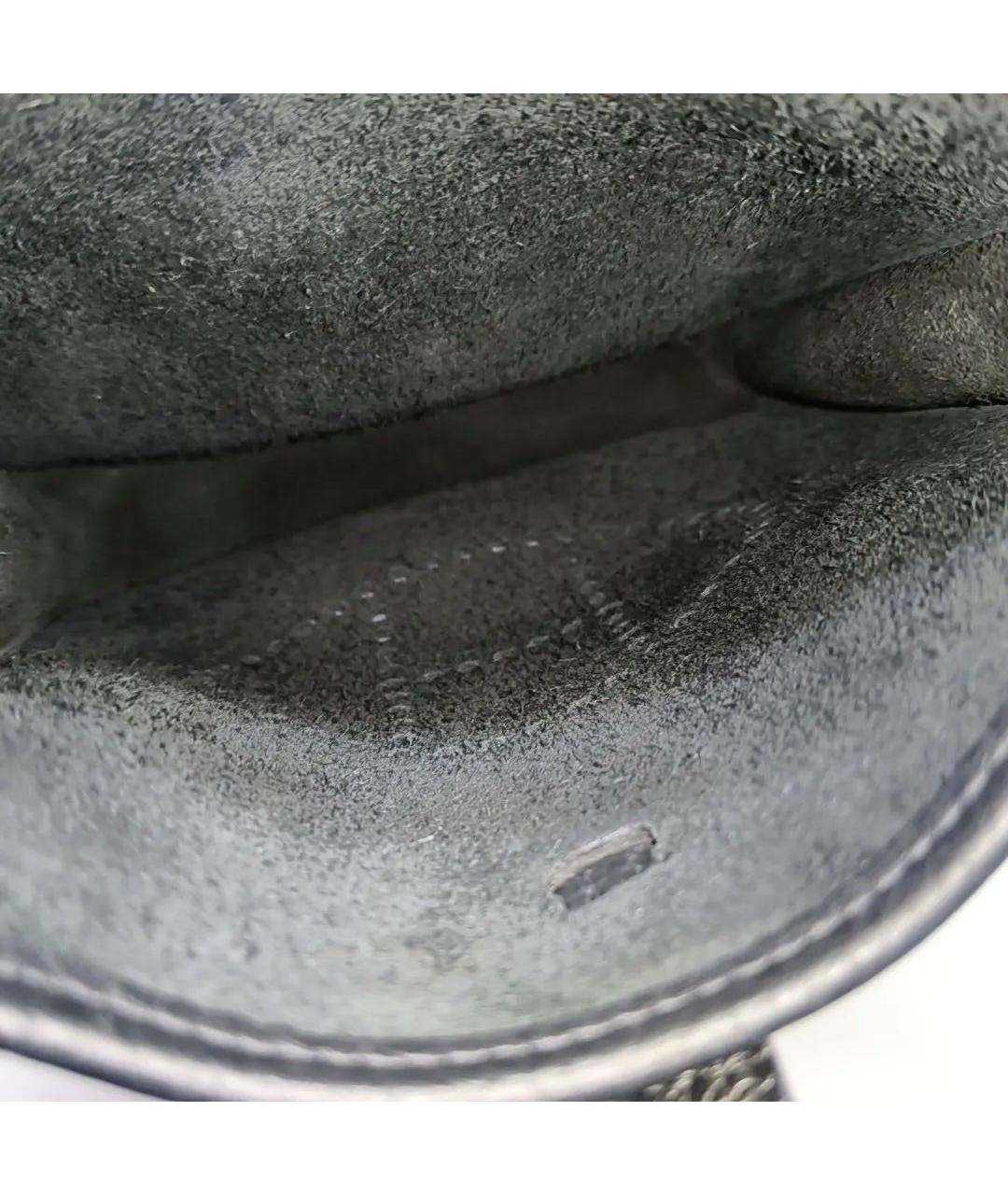 HERMES Черная кожаная сумка через плечо, фото 5