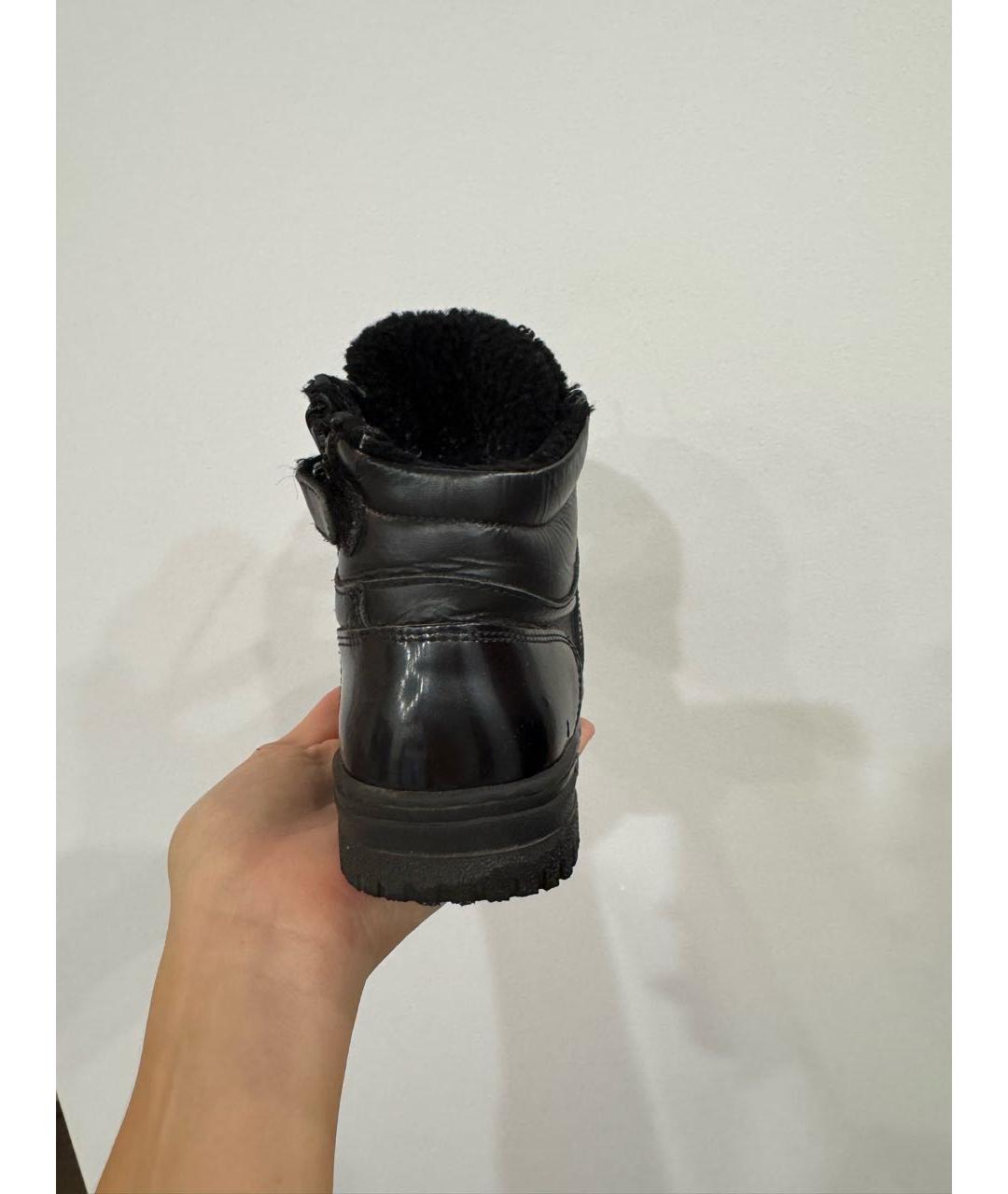 BIKKEMBERGS Черные кожаные кеды, фото 5