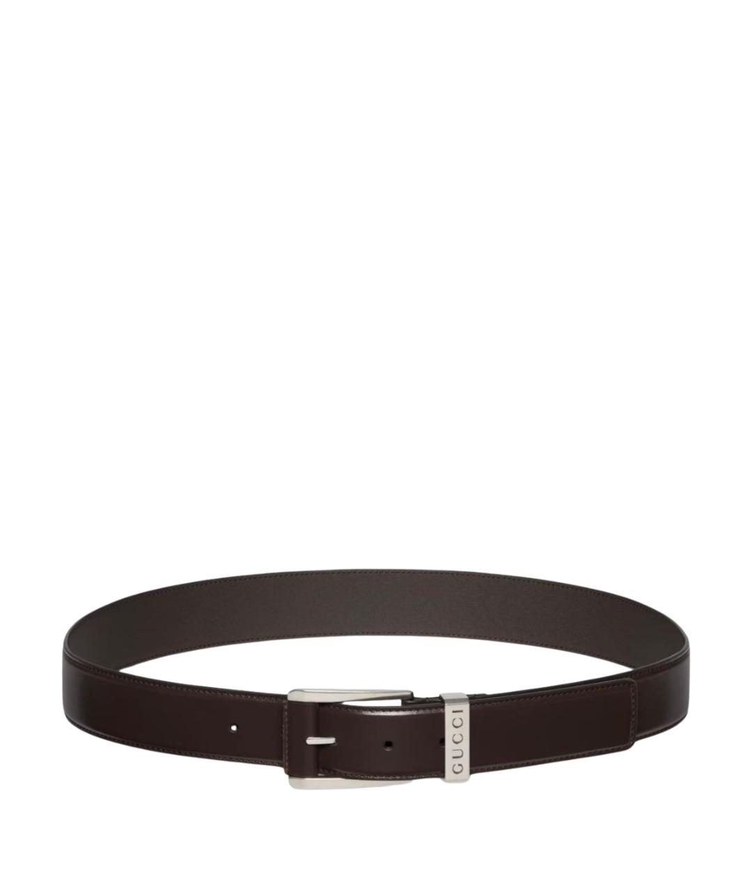 GUCCI Коричневый кожаный ремень, фото 1