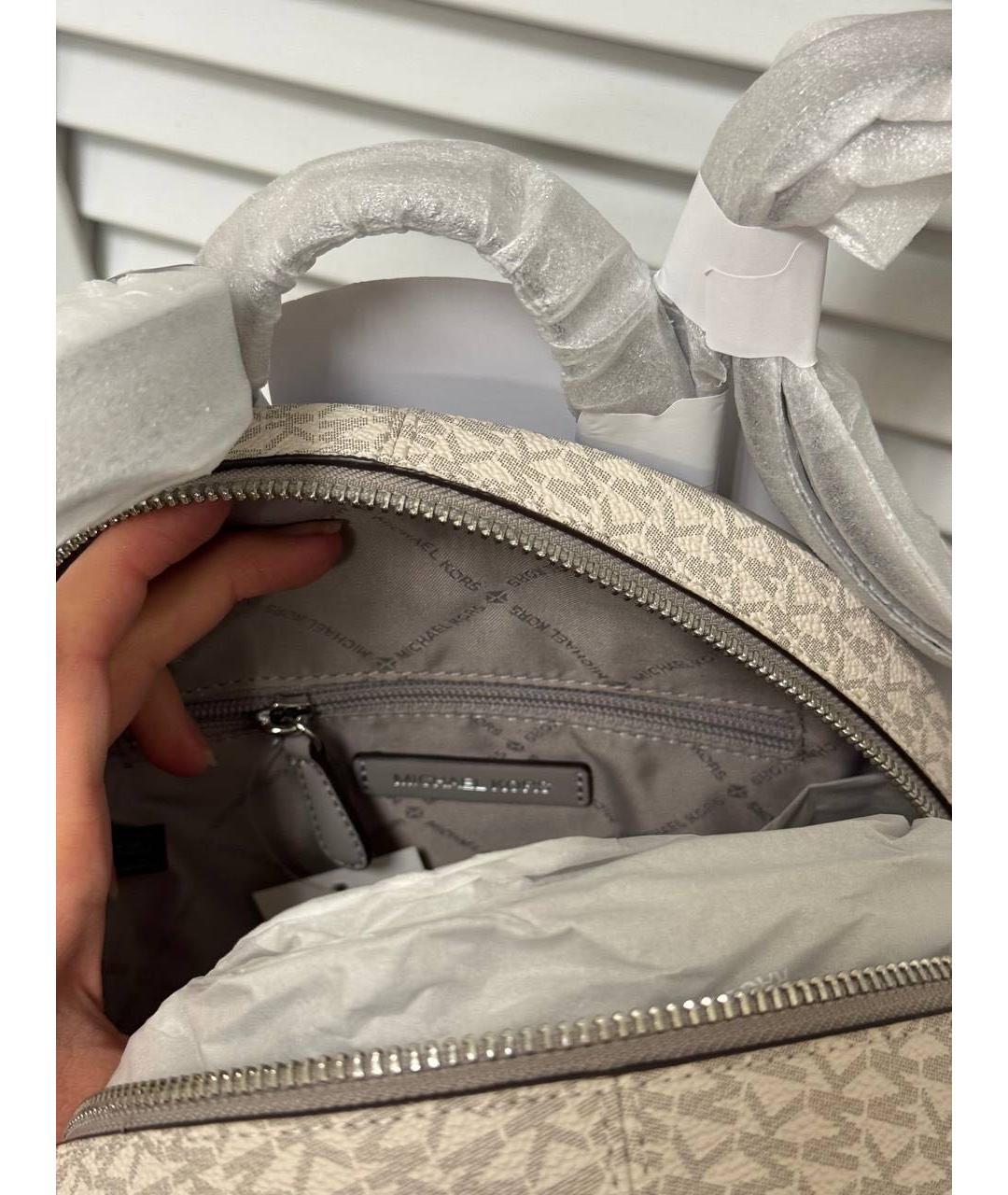 MICHAEL KORS Серый рюкзак, фото 5