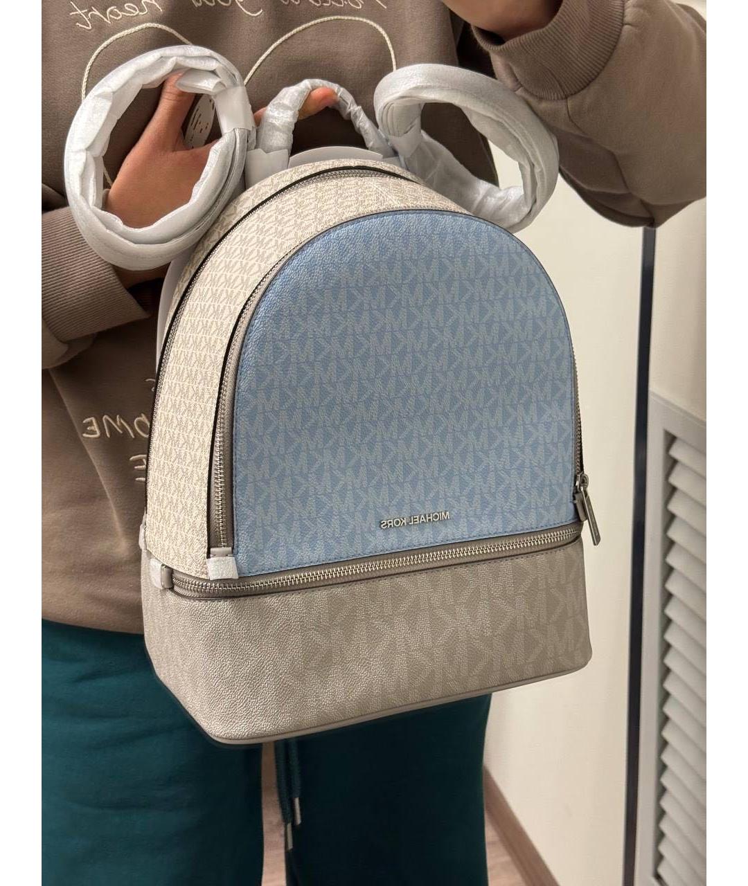 MICHAEL KORS Серый рюкзак, фото 3