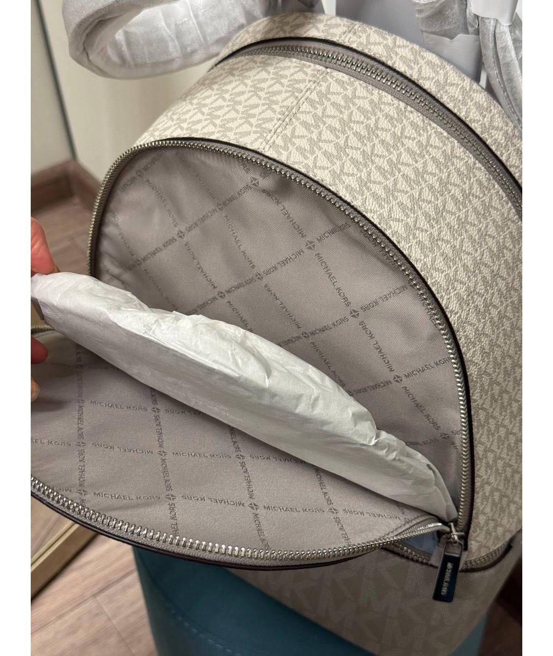 MICHAEL KORS Серый рюкзак, фото 6