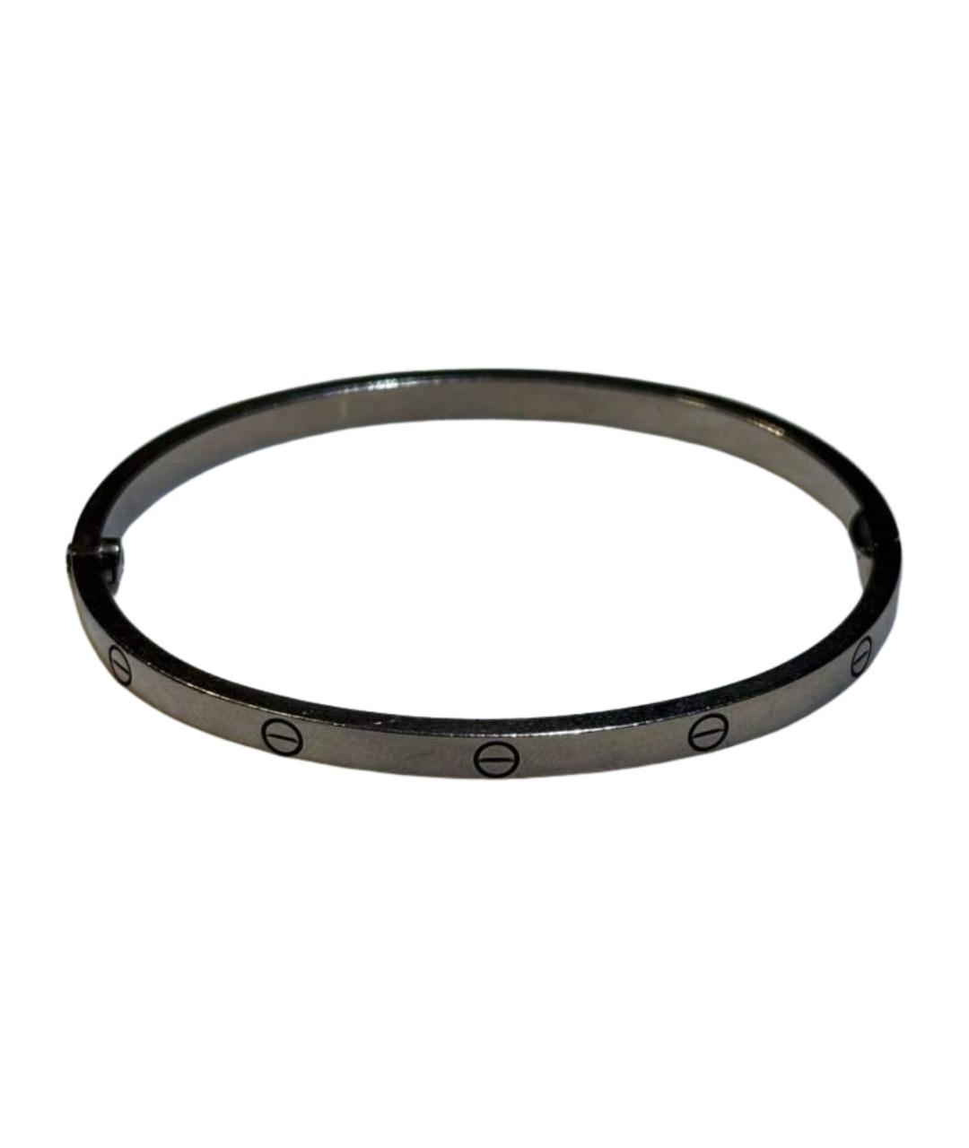 CARTIER Серебрянный браслет из белого золота, фото 1