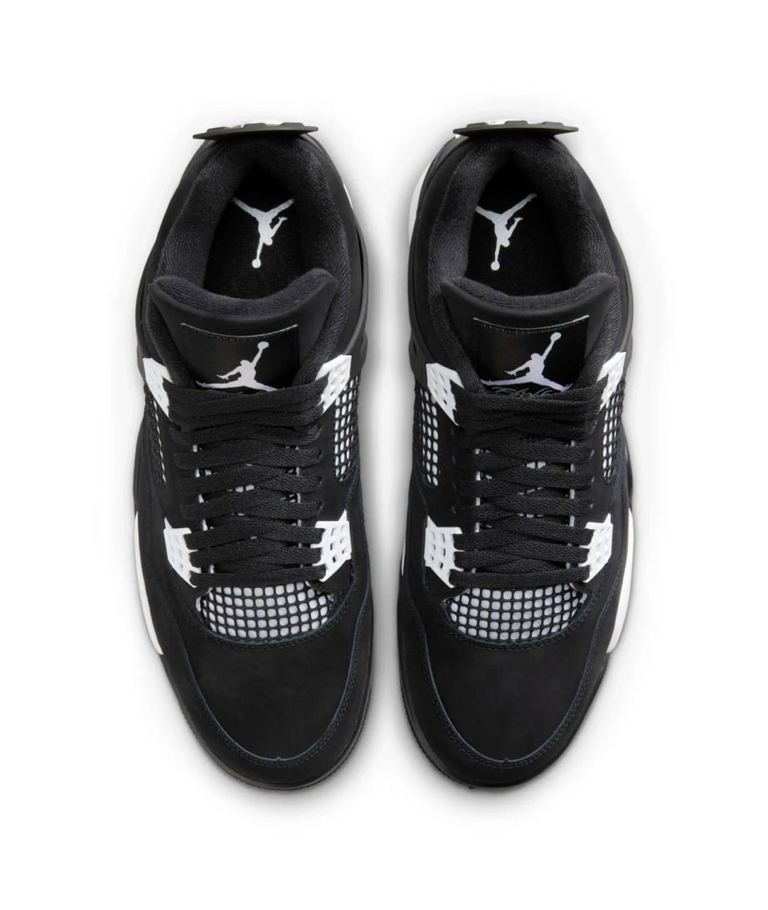 JORDAN Черные нубуковые высокие кроссовки / кеды, фото 6