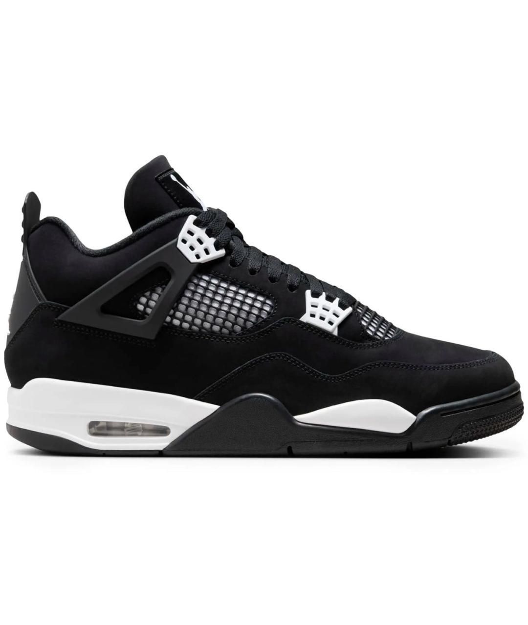 JORDAN Черные нубуковые высокие кроссовки / кеды, фото 9