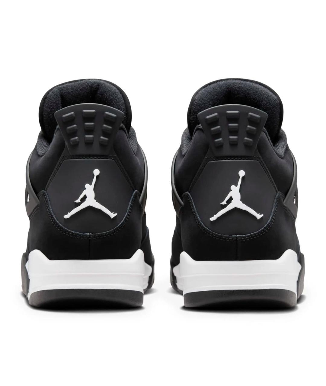 JORDAN Черные нубуковые высокие кроссовки / кеды, фото 3