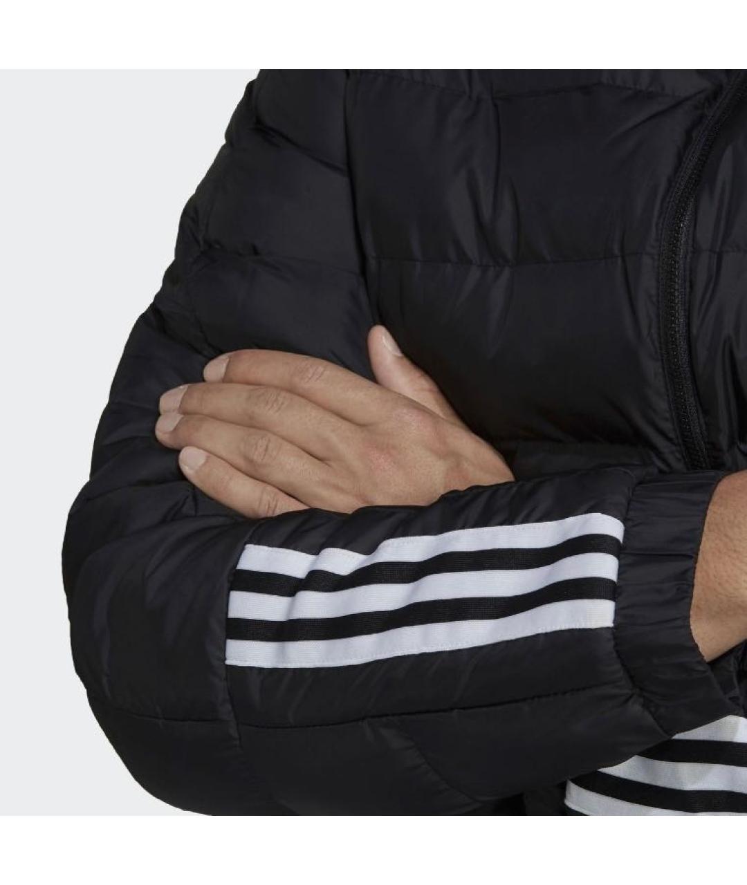 ADIDAS Черная полиэстеровая куртка, фото 8