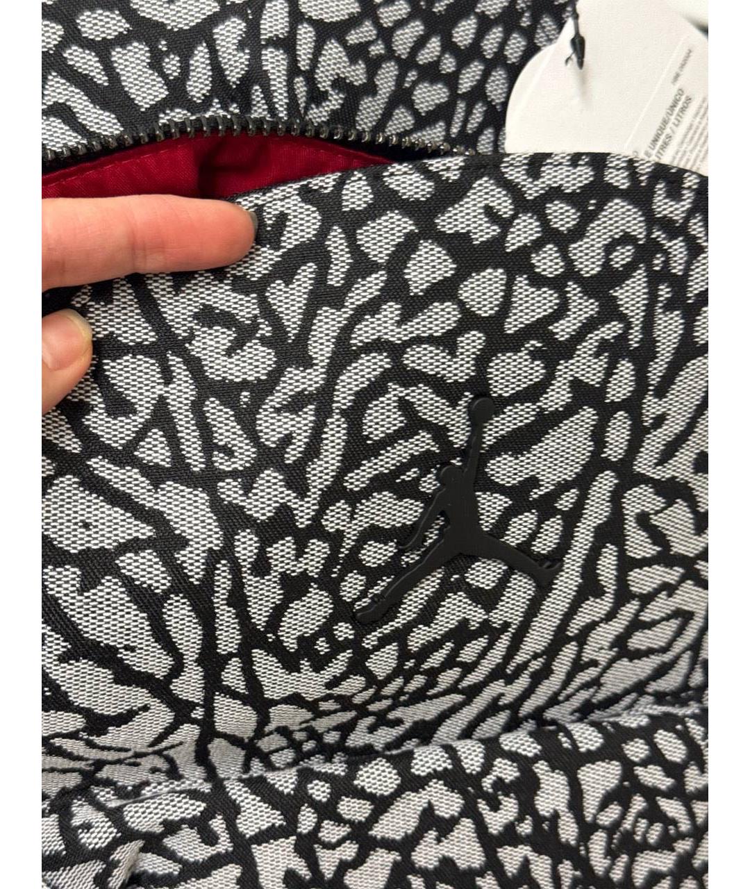 JORDAN Серый тканевый рюкзак, фото 4