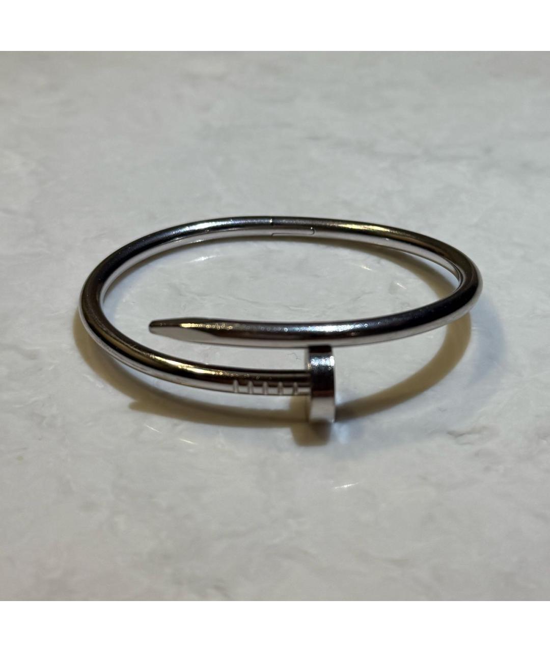 CARTIER Серебрянный браслет из белого золота, фото 4