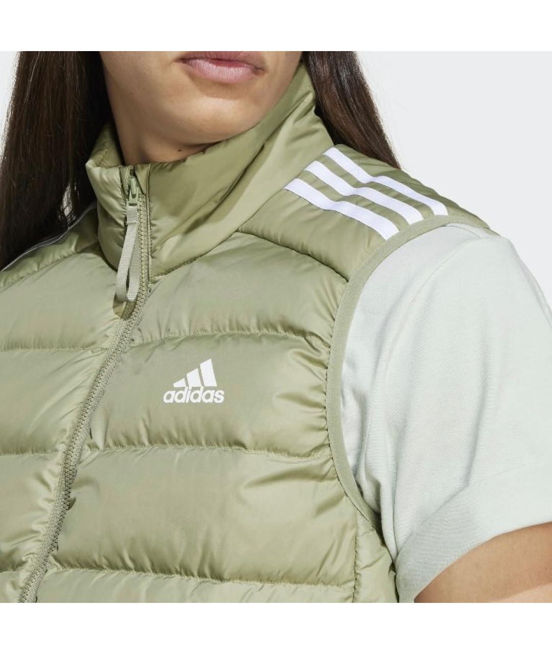 ADIDAS Хаки полиэстеровый жилет, фото 5