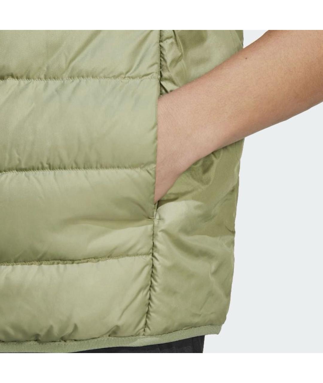 ADIDAS Хаки полиэстеровый жилет, фото 6