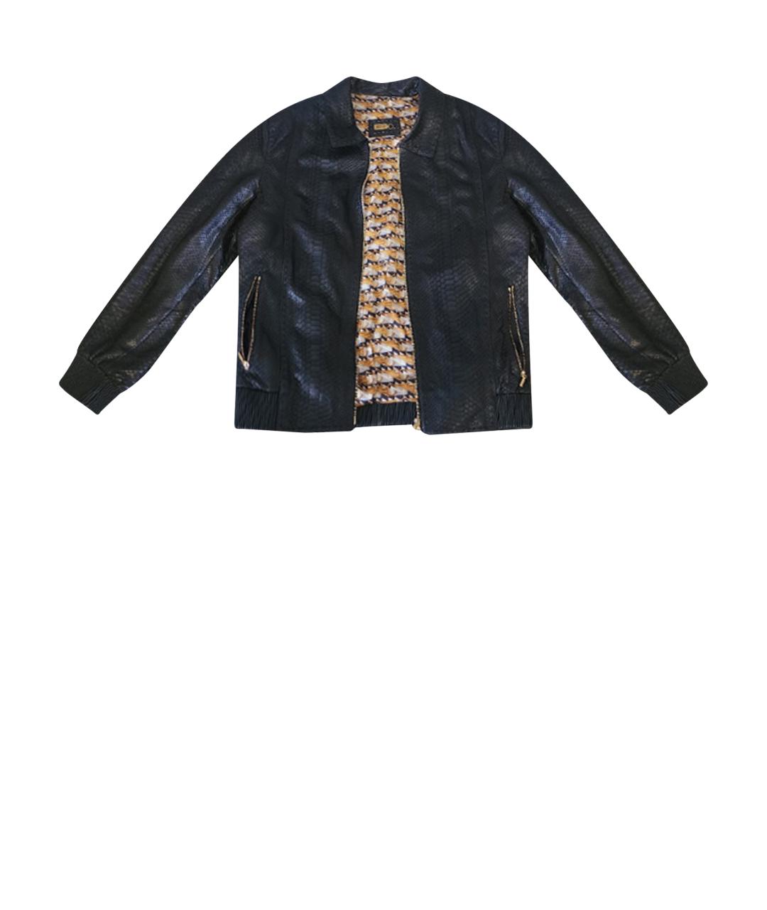 ZILLI Черная кожаная куртка, фото 1