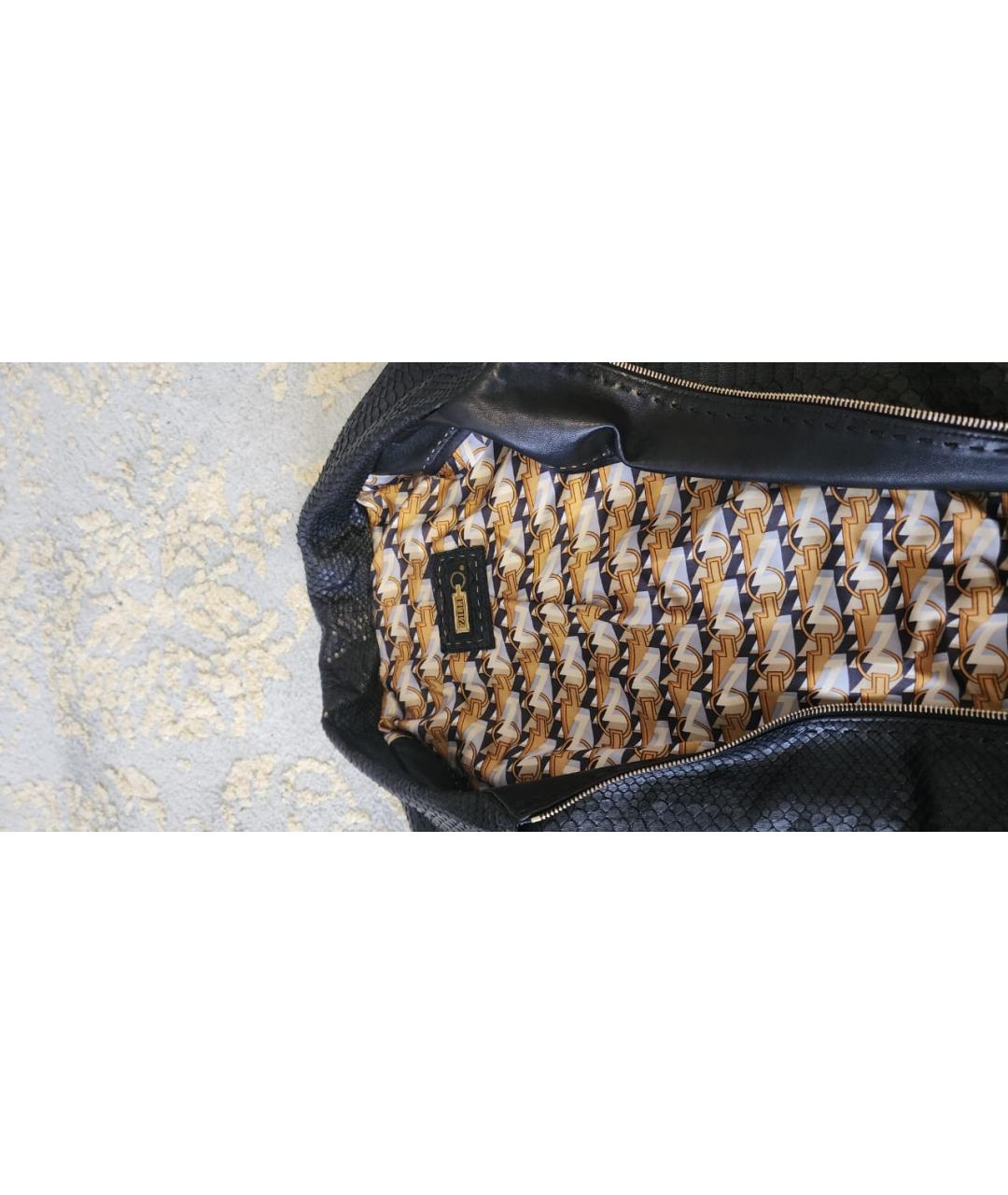 ZILLI Черная кожаная куртка, фото 3