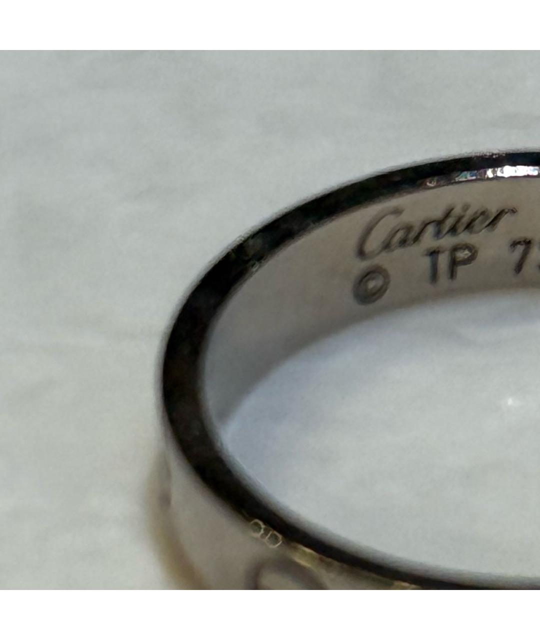 CARTIER Серебряное кольцо из белого золота, фото 3