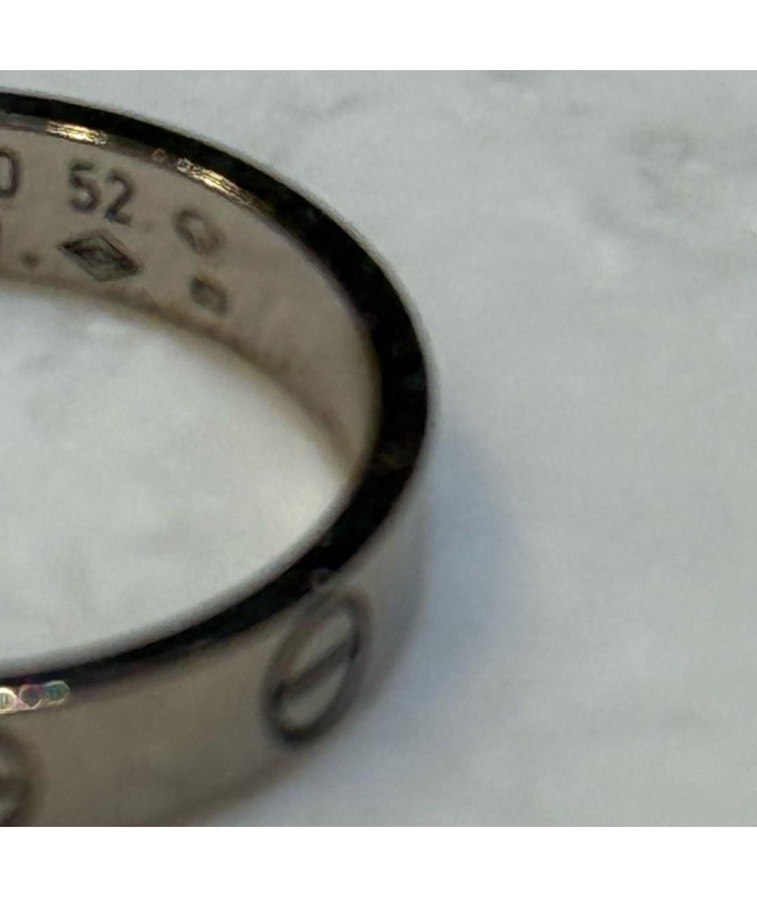 CARTIER Серебряное кольцо из белого золота, фото 2