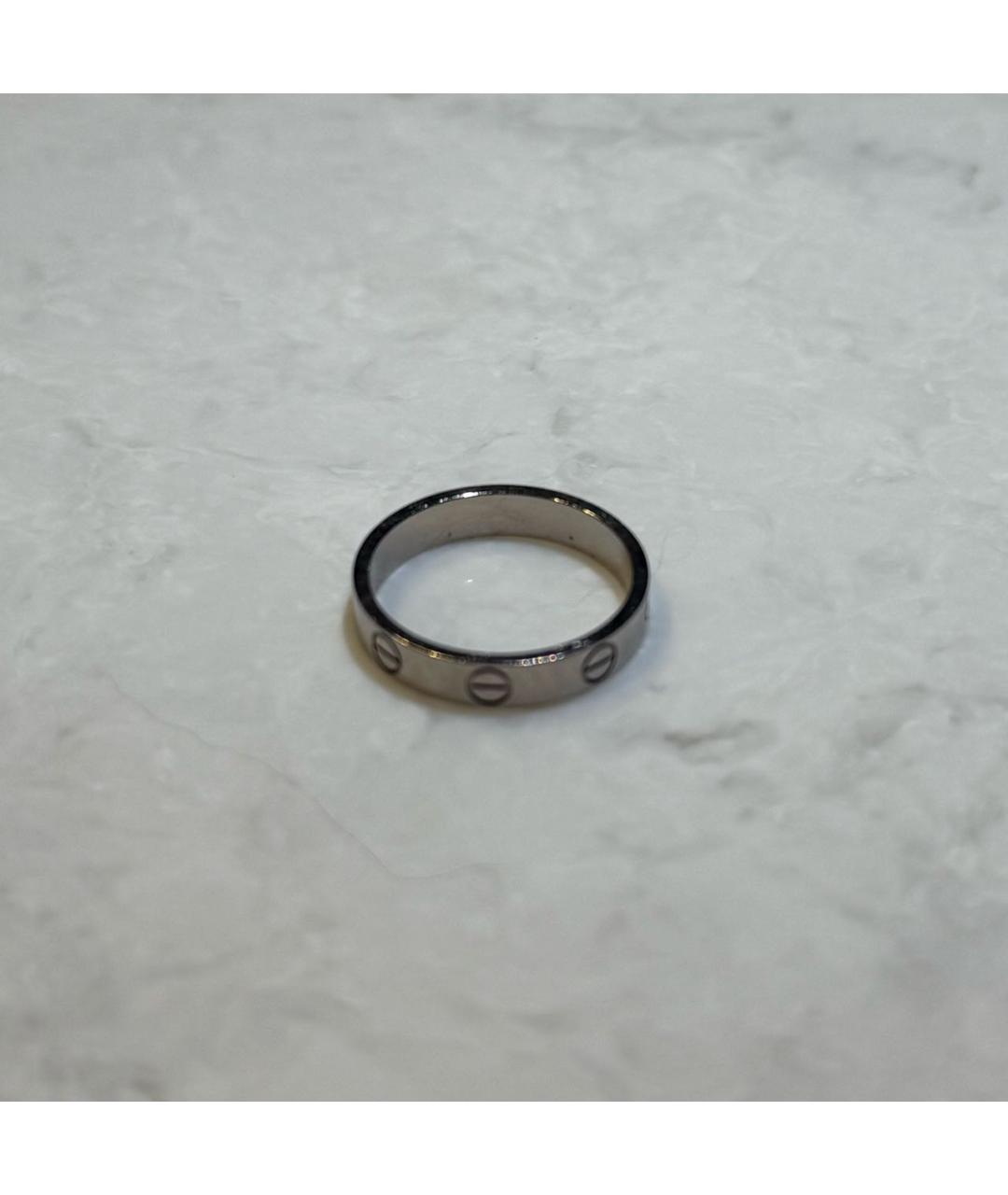 CARTIER Серебряное кольцо из белого золота, фото 4