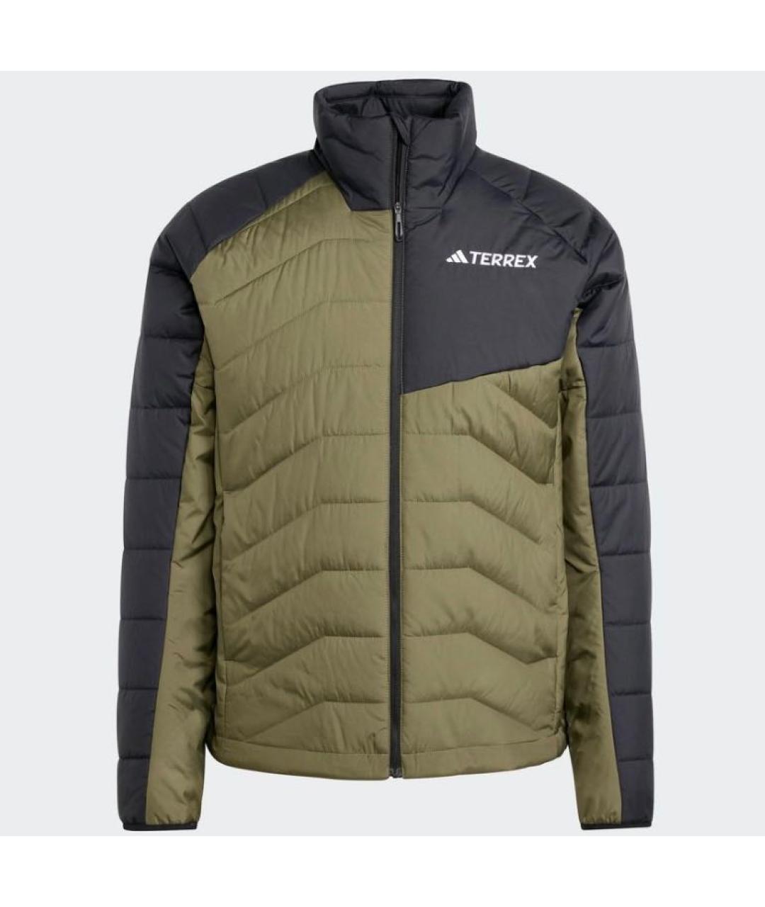 ADIDAS Хаки полиэстеровая куртка, фото 6