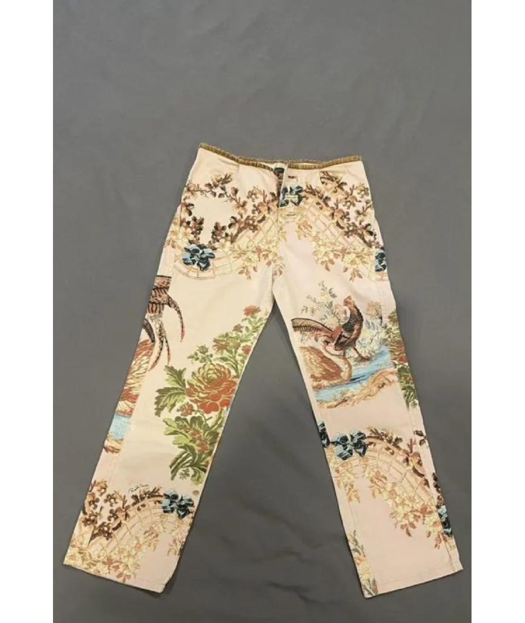 ROBERTO CAVALLI Розовые хлопковые бриджи, фото 6