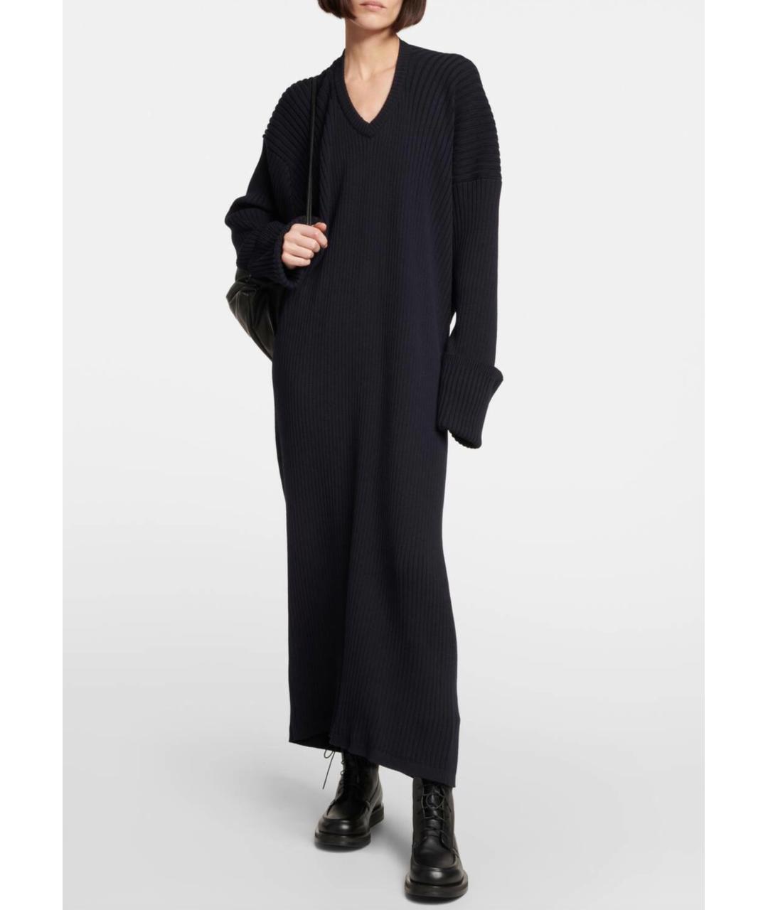 THE ROW Черные кожаные ботинки, фото 8