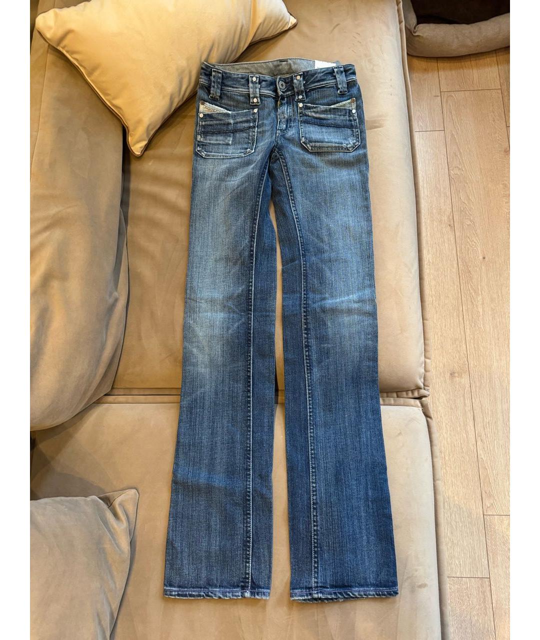DIESEL Синие прямые джинсы, фото 4