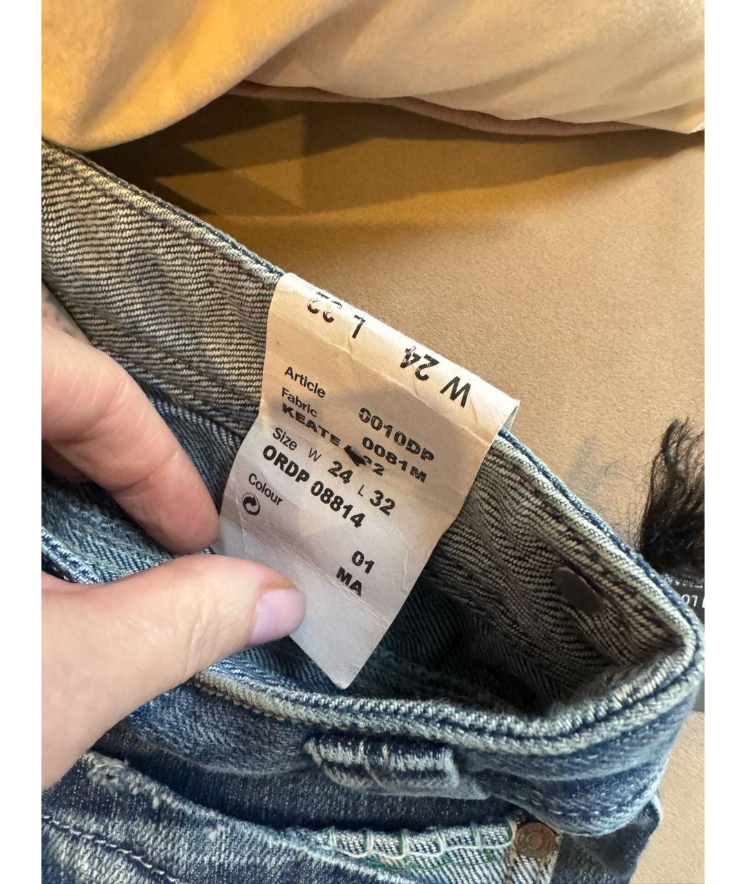 DIESEL Синие прямые джинсы, фото 3