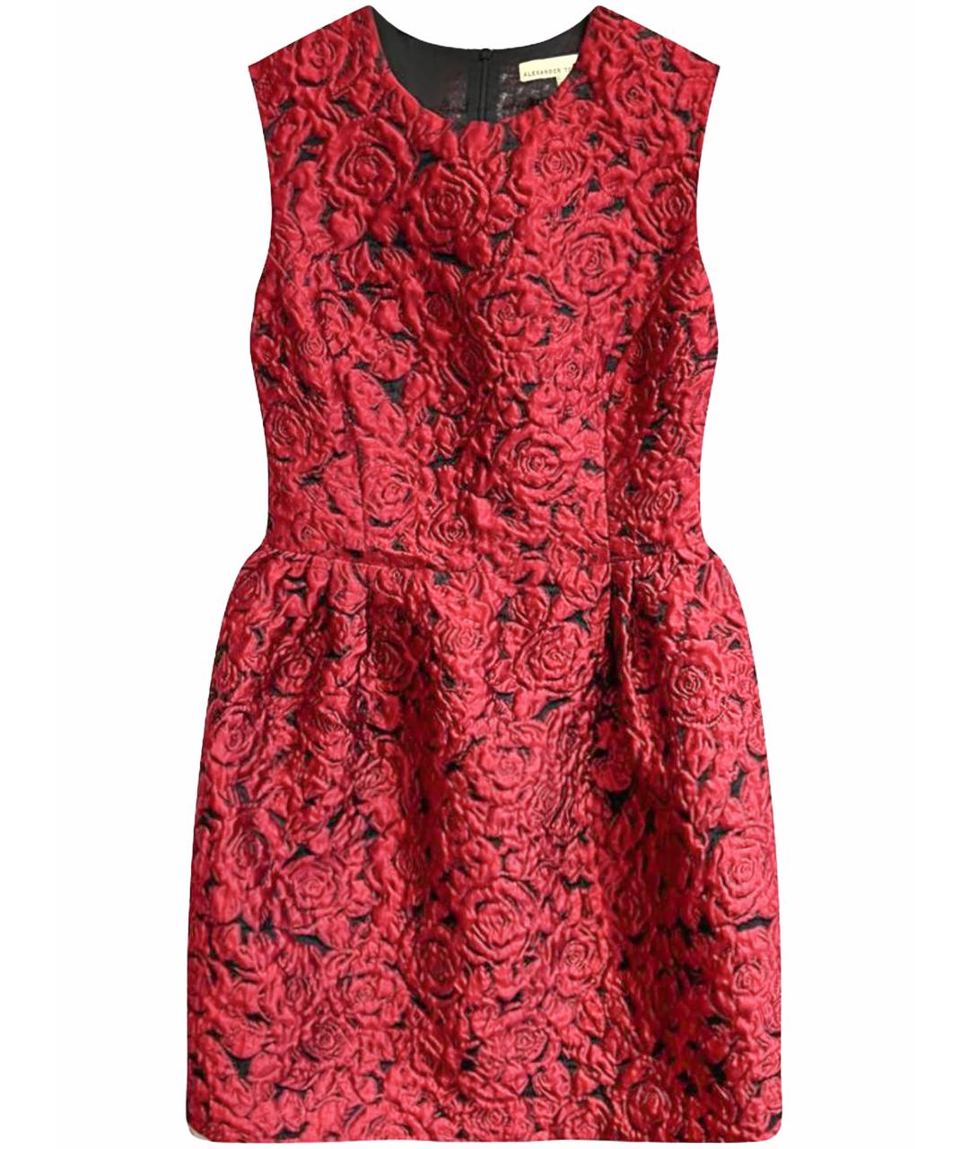 ALEXANDER TEREKHOV Бордовое полиэстеровое вечернее платье, фото 1