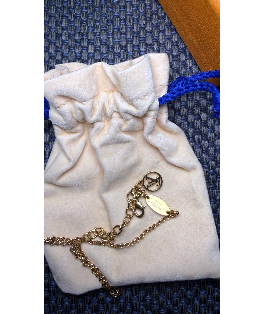 LOUIS VUITTON Золотая металлическая подвеска, фото 4