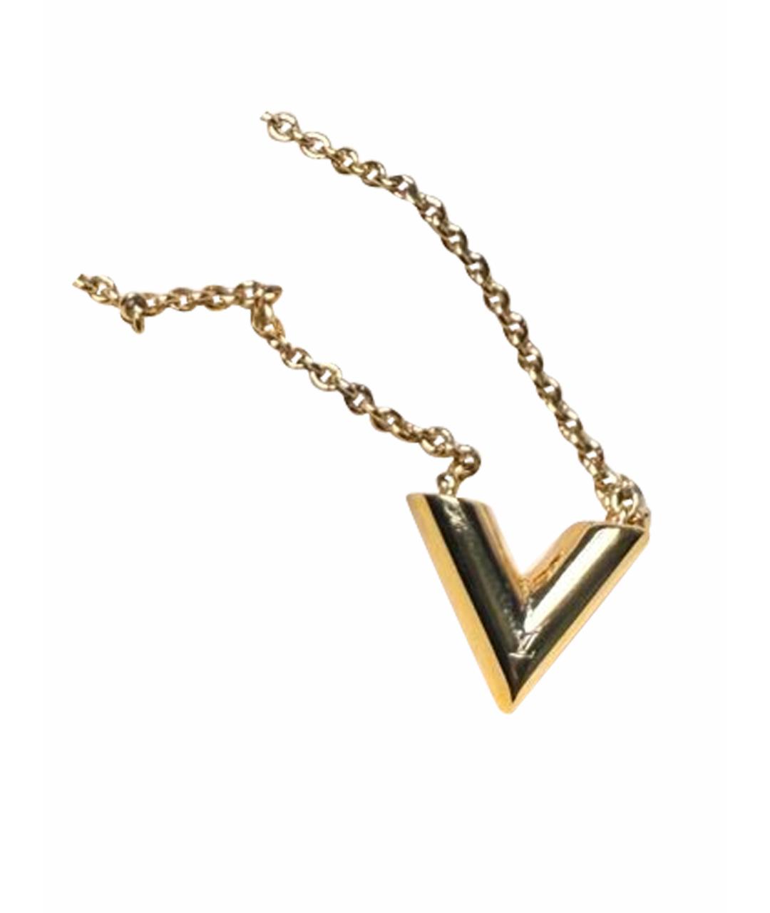 LOUIS VUITTON Золотая металлическая подвеска, фото 1