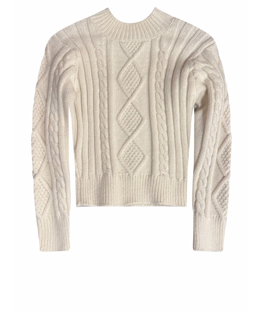 SANDRO Бежевый шерстяной джемпер / свитер, фото 1