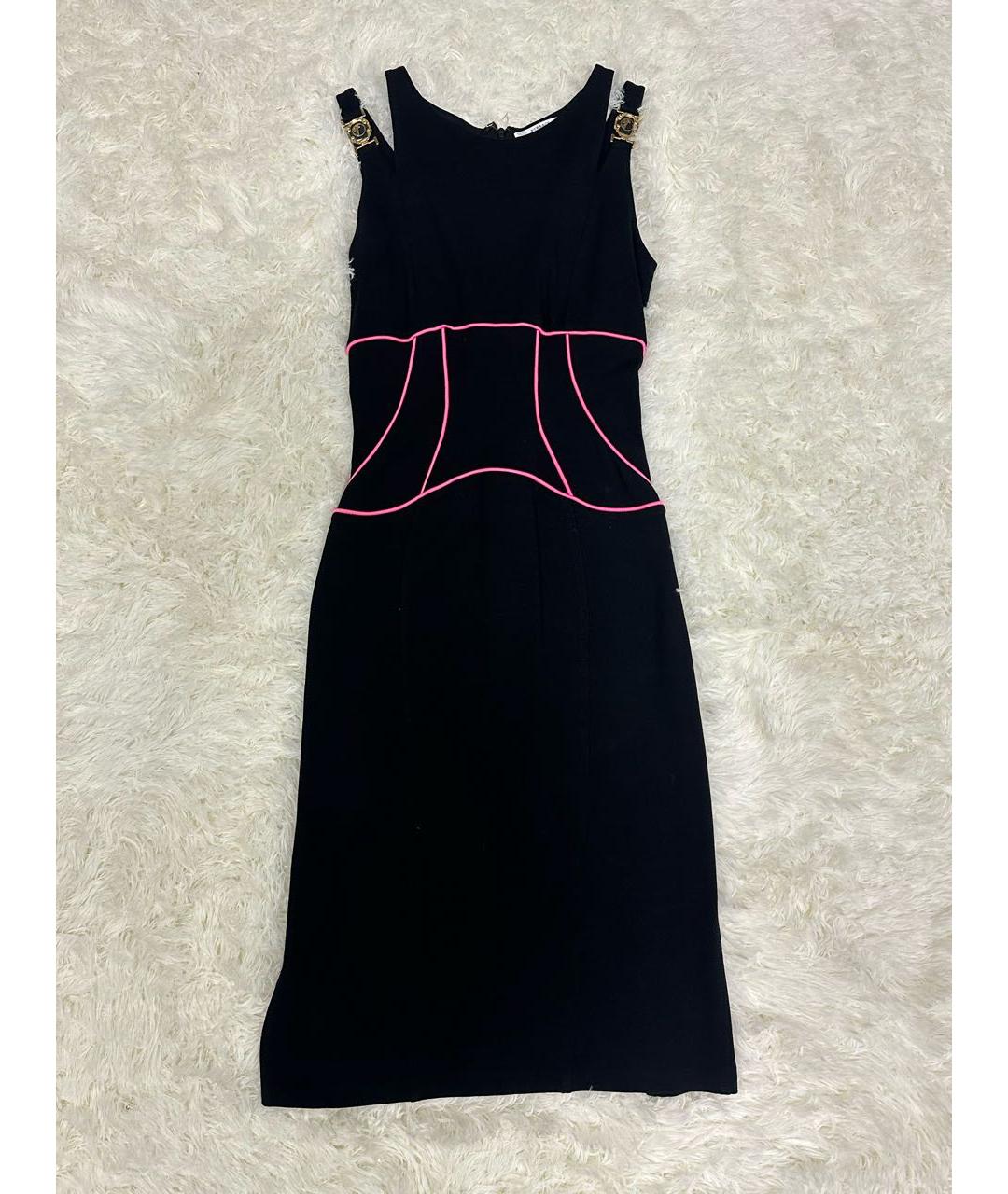 VERSACE Черное коктейльное платье, фото 6