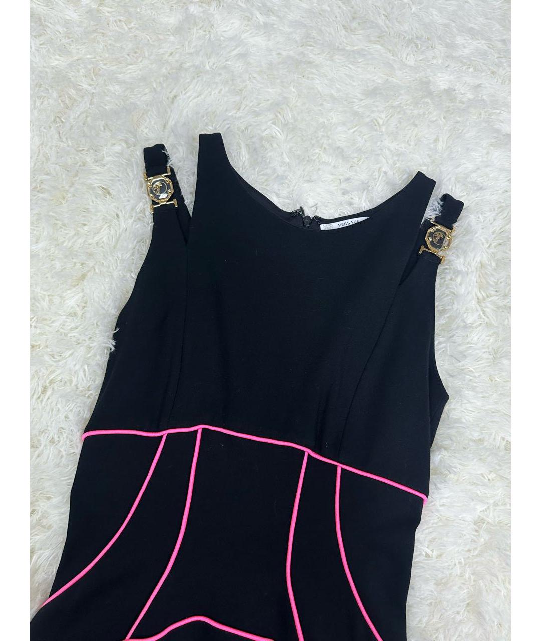 VERSACE Черное коктейльное платье, фото 2