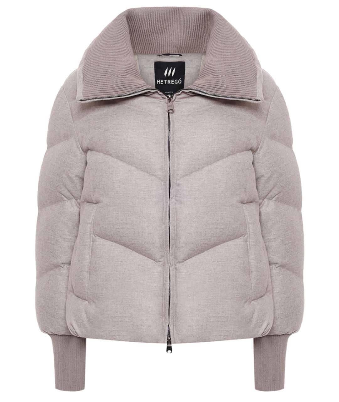 HETREGO Серый пуховик, фото 1