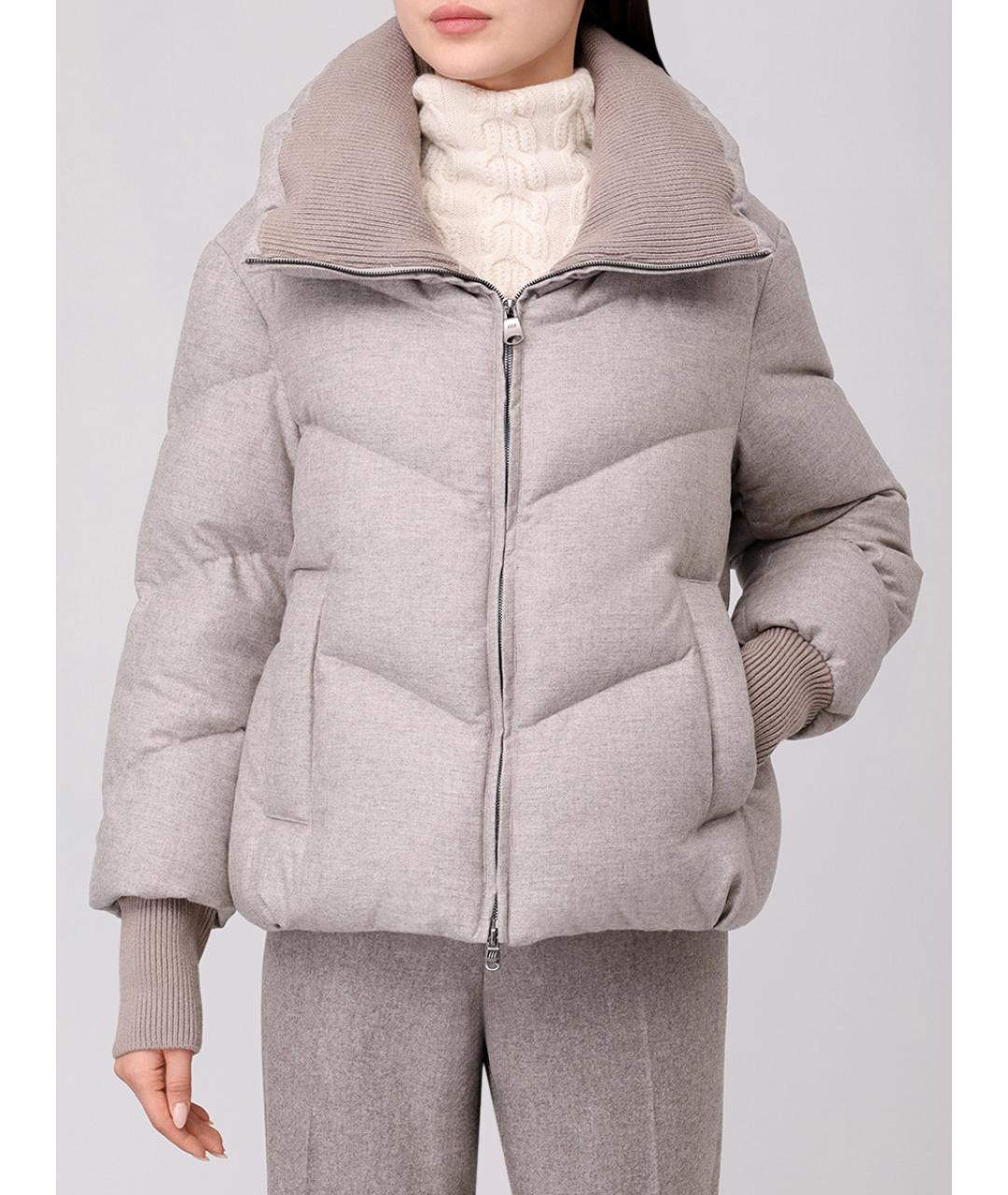 HETREGO Серый пуховик, фото 4