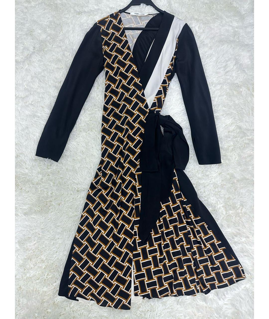 DIANE VON FURSTENBERG Мульти коктейльное платье, фото 4