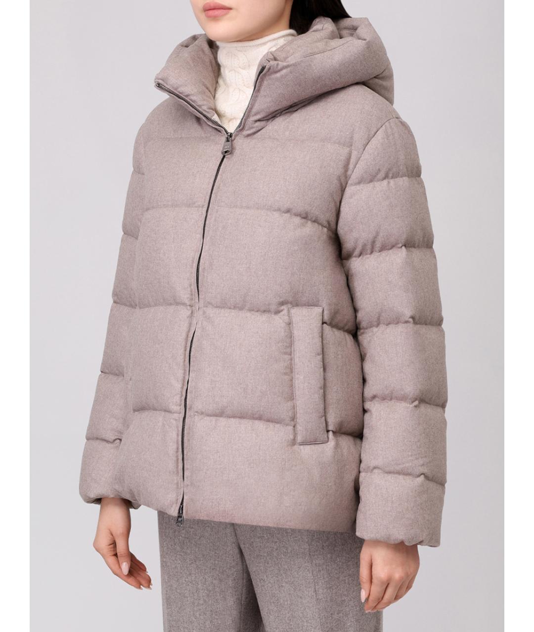 HETREGO Бежевый пуховик, фото 4
