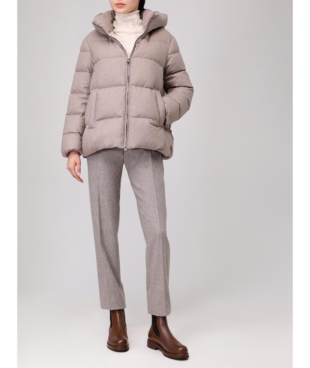 HETREGO Бежевый пуховик, фото 2