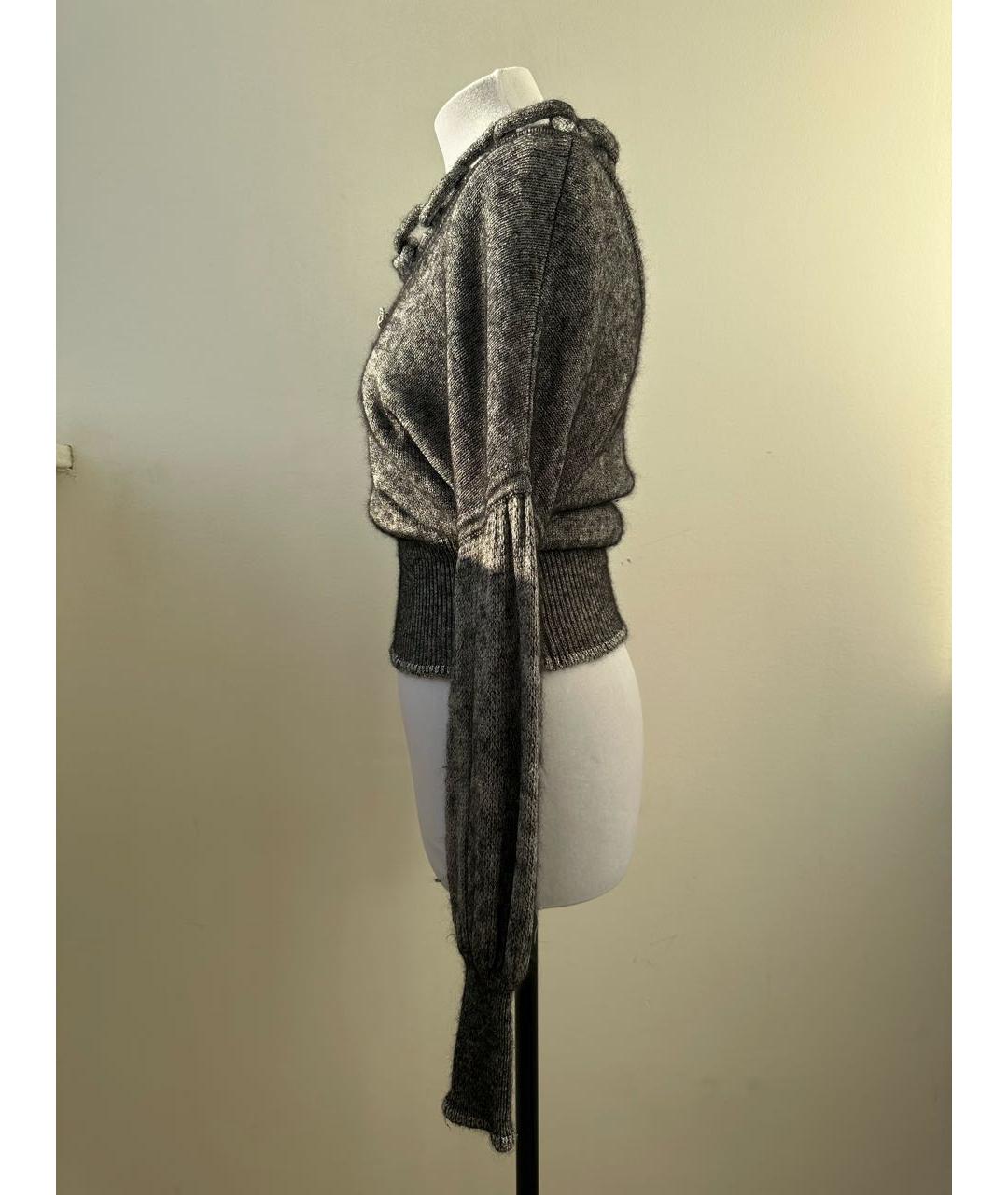 ROBERTO CAVALLI Серый шерстяной джемпер / свитер, фото 6